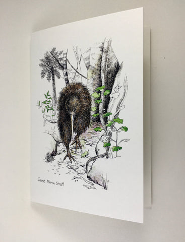 Card, NZ native Kiwi
