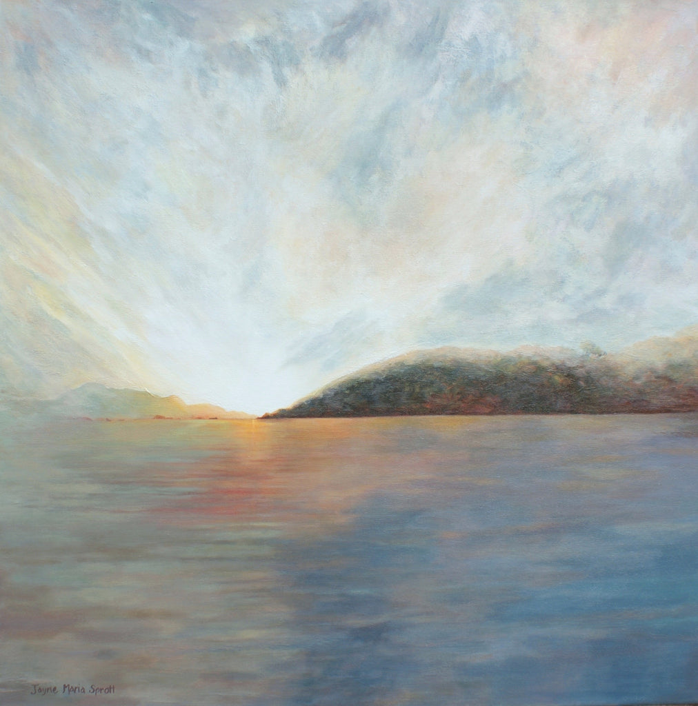 'It's only an Ocean away' - original acrlic painting