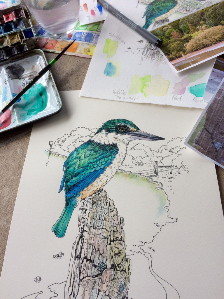 It's been awhile! I have a new bird 'The Kingfisher'