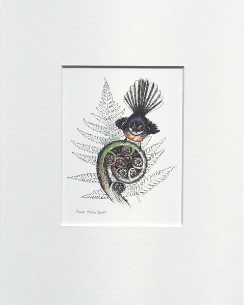 Mount, Single - NZ Bird Fantail