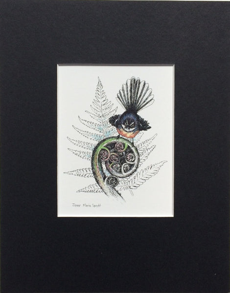 Mount, Single - NZ Bird Fantail