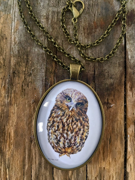 Jewellery - New Zealand Morepork (Ruru) Pendant
