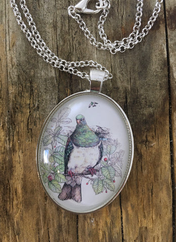 Jewellery - New Zealand Kereru (Wood Pigeon) Pendant