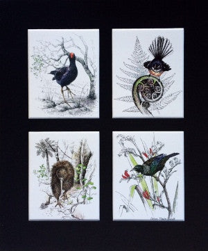 Mount, Quad - NZ Native Birds
